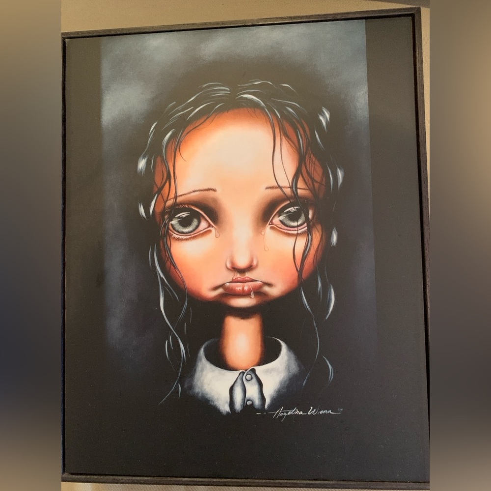 Angelina Wrona Box Framed Print Art - Title:
"Poor Little Abigail”